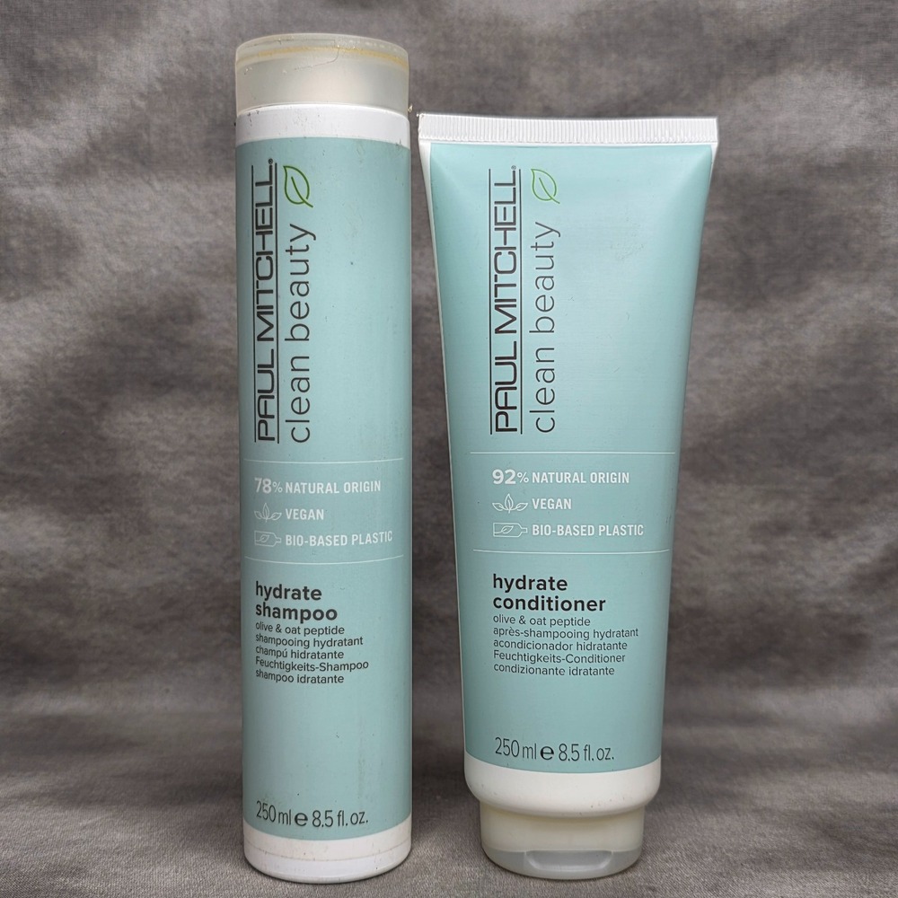 Paul Mitchell Clean Beauty Hydrate Shampoo & Conditioner 8.5 fl oz DUO